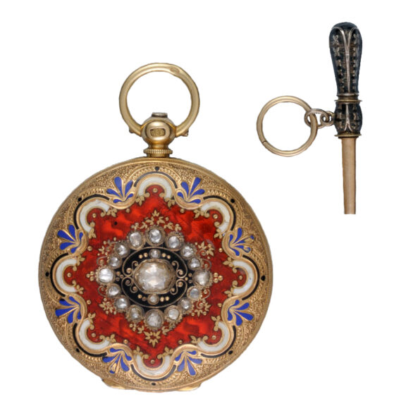Swiss cylinder watch made for the Turkish market Circa 1860 Swiss cylinder watch made for the Turkish market Circa 1860