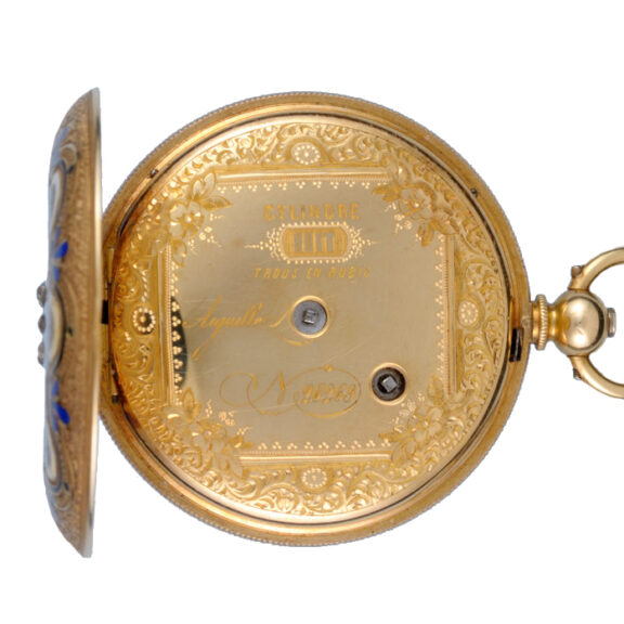 Swiss cylinder watch made for the Turkish market Circa 1860 Swiss cylinder watch made for the Turkish market Circa 1860