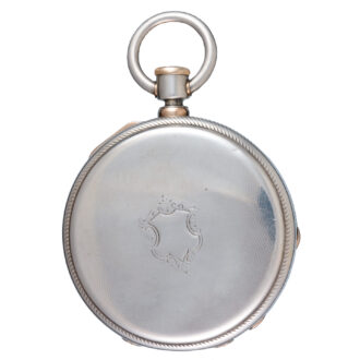 A fine Swiss lever in a silver full hunter case Circa 1860 A fine Swiss lever in a silver full hunter case Circa 1860