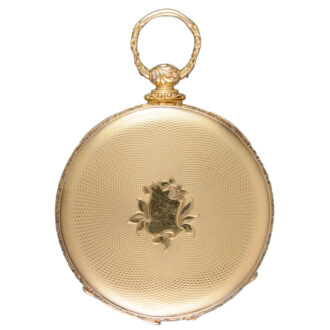 A Century Swiss lever in a gold open face case Circa 1860