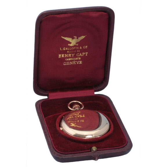 Rare gold English minute repeating chronograph Circa 1866 Rare gold English minute repeating chronograph Circa 1866