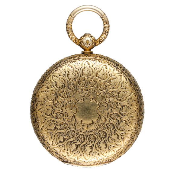 Gold English fusee chronometer Circa 1866 Gold English fusee chronometer Circa 1866