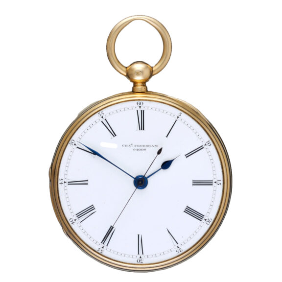 Gold English centre seconds fusee lever by Frodsham Circa 1868
