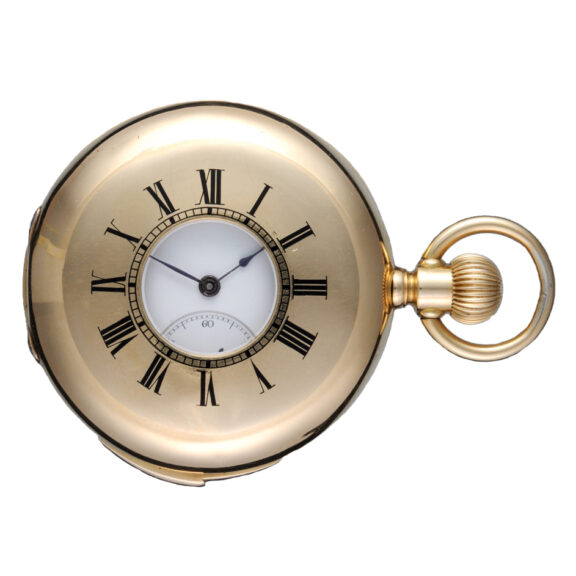 Rare gold Swiss five minute repeating lever Circa 1870 Rare gold Swiss five minute repeating lever Circa 1870