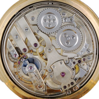 Rare gold Swiss five minute repeating lever Circa 1870 Rare gold Swiss five minute repeating lever Circa 1870