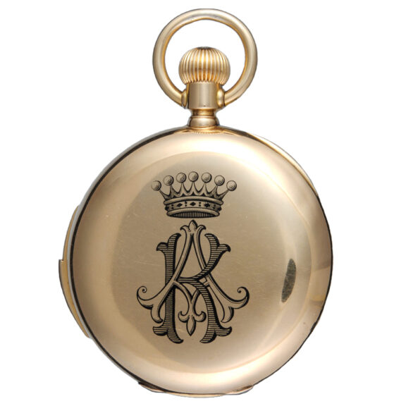 Rare gold Swiss five minute repeating lever Circa 1870 Rare gold Swiss five minute repeating lever Circa 1870