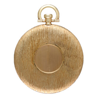 Slim Swiss lever in rare gold case with shutter over the dial 1880
