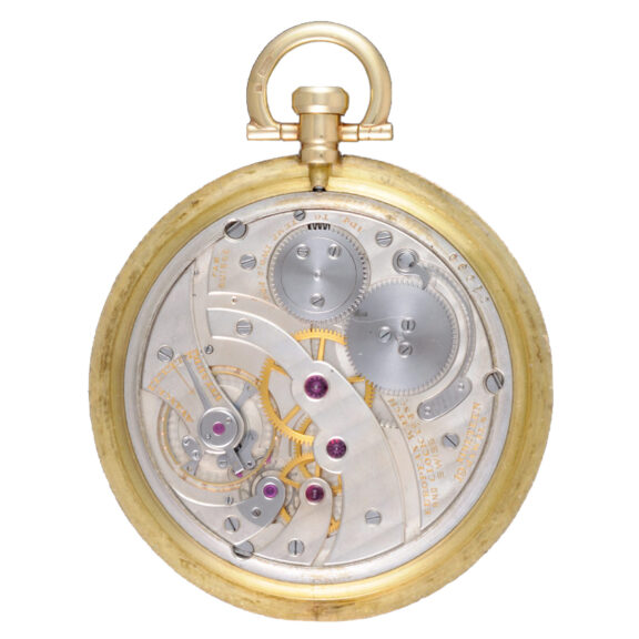 Slim Swiss lever in rare gold case with shutter over the dial 1880 Slim Swiss lever in rare gold case with shutter over the dial 1880