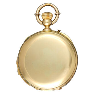 Swiss gold quarter repeating lever pocket watch Circa 1880