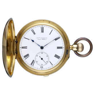 A gold English minute repeating lever by Frodsham Circa 1883
