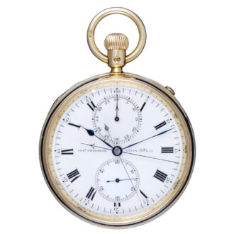 Gold English split seconds chronograph by Frodsham Circa 1887