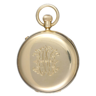 Gold English split seconds chronograph by Frodsham Circa 1887