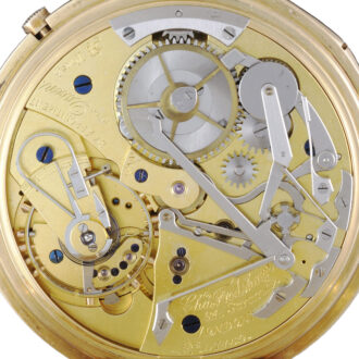 Gold English split seconds chronograph by Frodsham Circa 1887