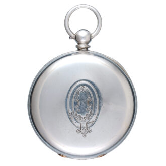 Rare Massey type 4 fusee lever in silver open face case Circa 1888