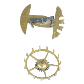 Rare Massey type 4 fusee lever in silver open face case Circa 1888