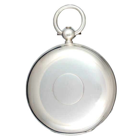 Rare English silver lever with jumping quarter seconds Circa 1889 Rare English silver lever with jumping quarter seconds Circa 1889