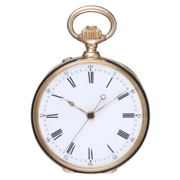 Swiss gold independent centre seconds lever Circa 1890