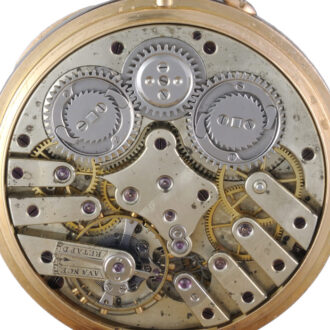 Swiss gold independent centre seconds lever Circa 1890