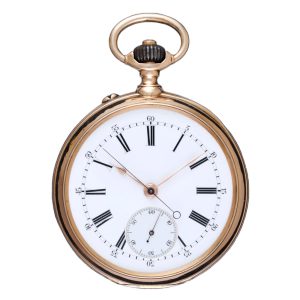 Swiss 18K gold independent centre seconds lever Circa 1890