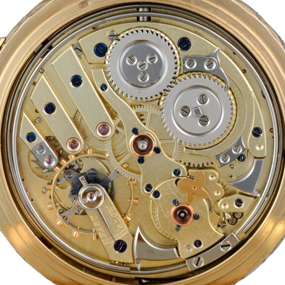 Gold Swiss minute repeater with concealed automaton Circa 1890 Gold Swiss minute repeater with concealed automaton Circa 1890