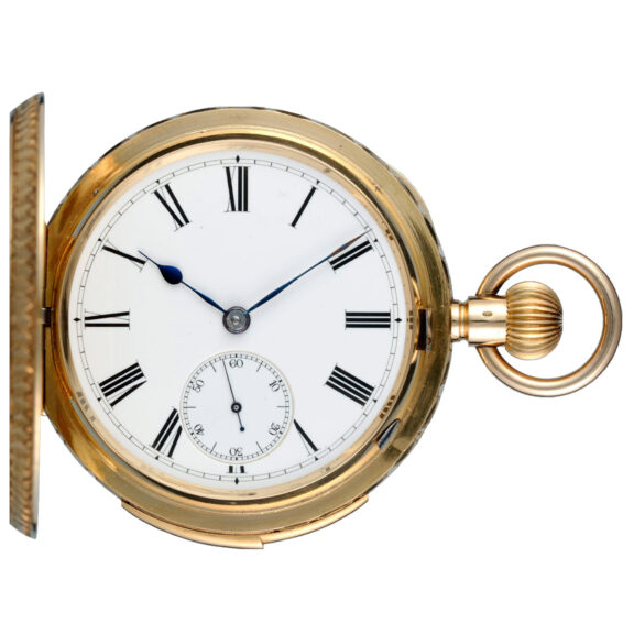 Gold Swiss minute repeater with concealed automaton Circa 1890 Gold Swiss minute repeater with concealed automaton Circa 1890