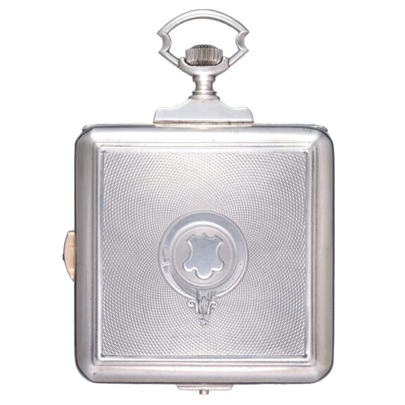 Square Swiss silver minute repeating lever watch Circa 1890 Square Swiss silver minute repeating lever watch Circa 1890