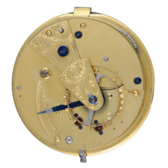 English silver open faced lever pocket watch Circa 1890