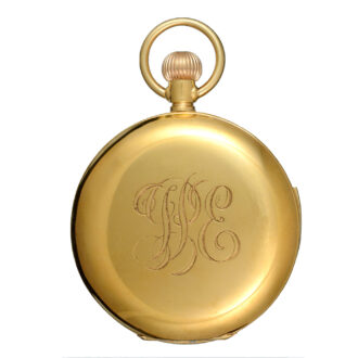 Swiss gilt hunting cased quarter repeating lever Circa 1890 Swiss gilt hunting cased quarter repeating lever Circa 1890