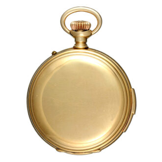 Unusually small Swiss gold quarter repeating lever Circa 1890
