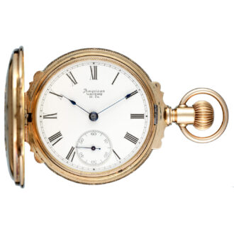 American lever in a three colour gold full hunter case Circa 1890