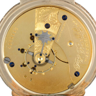 American lever in a three colour gold full hunter case Circa 1890
