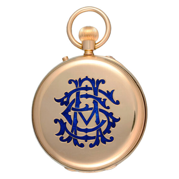 Gold English keyless fusee chronometer pocket watch Circa 1895 Gold English keyless fusee chronometer pocket watch Circa 1895
