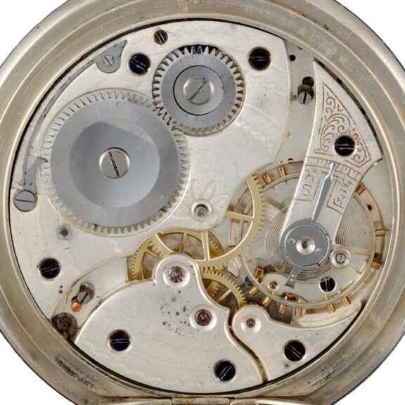 Swiss lever pocket watch with a twenty four hour dial Circa 1895 Swiss lever pocket watch with a twenty four hour dial Circa 1895