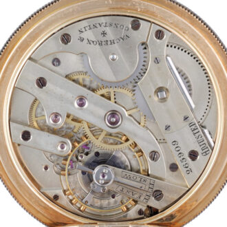 Gold lever pocket watch by Vacheron and Constantin Circa 1895 Gold lever pocket watch by Vacheron and Constantin Circa 1895