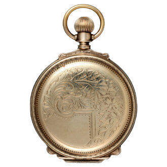 American lever in a gold box hinged full hunter case Circa 1895