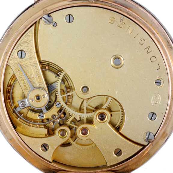 A Swiss lever pocket watch in a gold open face case Circa 1900 A Swiss lever pocket watch in a gold open face case Circa 1900