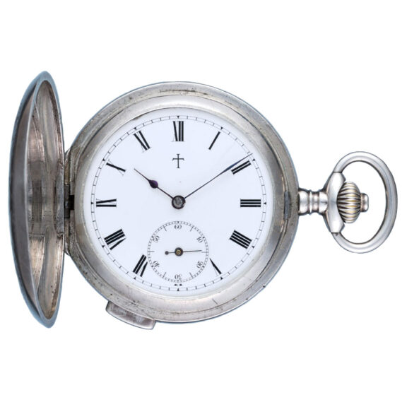 Swiss silver quarter repeating erotic lever pocket watch Circa 1900 Swiss silver quarter repeating erotic lever pocket watch Circa 1900