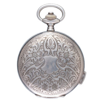 Swiss silver quarter repeating erotic lever pocket watch Circa 1900 Swiss silver quarter repeating erotic lever pocket watch Circa 1900