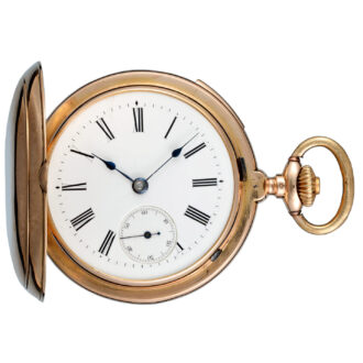 Swiss gold quarter repeating erotic lever pocket watch circa 1900 Swiss gold quarter repeating erotic lever pocket watch circa 1900