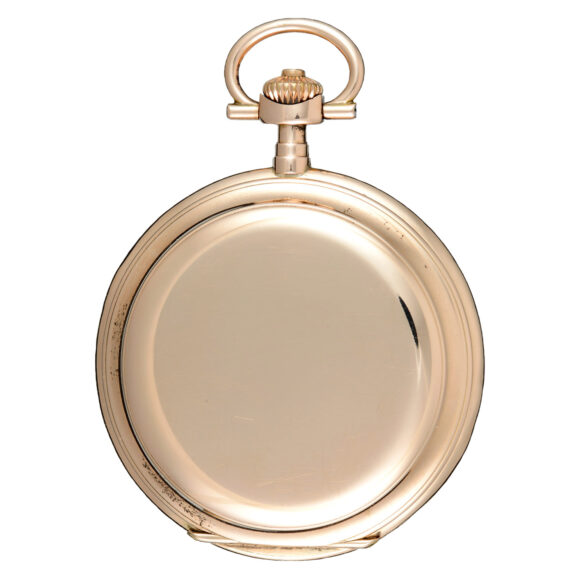 A Swiss lever pocket watch in a gold full hunter case Circa 1900 A Swiss lever pocket watch in a gold full hunter case Circa 1900
