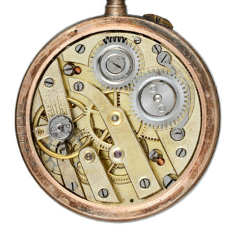 Swiss cylinder in silver/gilt/enamel case with pendant Circa 1900 Swiss cylinder in silver/gilt/enamel case with pendant Circa 1900