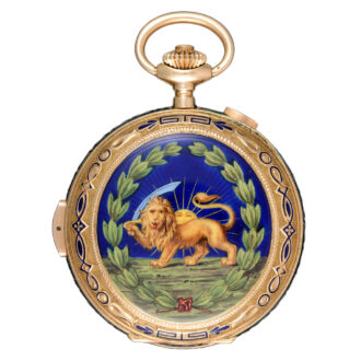 Swiss repeater with portrait of the Shah of Persia Circa 1905 Swiss repeater with portrait of the Shah of Persia Circa 1905