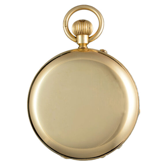 English lever pocket watch in a gold full hunter case Circa 1906 English lever pocket watch in a gold full hunter case Circa 1906