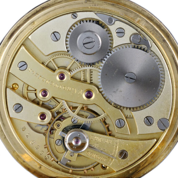 A Belgian lever pocket watch in a gold full hunter case Circa 1910 A Belgian lever pocket watch in a gold full hunter case Circa 1910