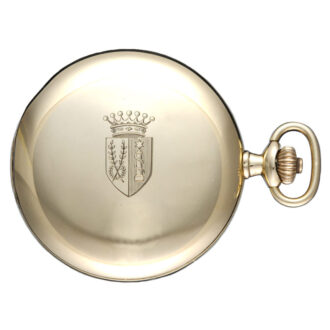 A Belgian lever pocket watch in a gold full hunter case Circa 1910