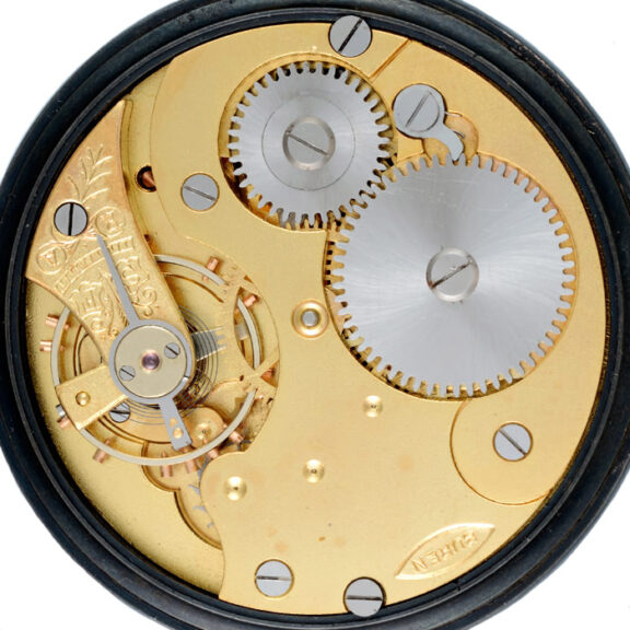 A Swiss gunmetal lever with world time indications Circa 1910 A Swiss gunmetal lever with world time indications Circa 1910