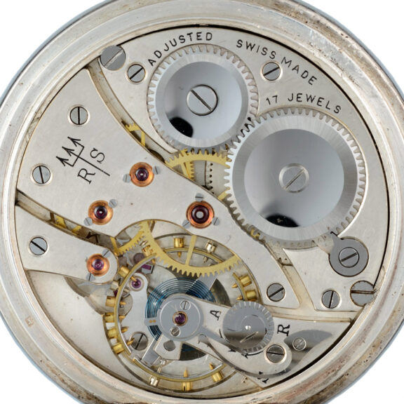 Swiss silver half-hunting cased lever pocket watch Circa 1912 Swiss silver half-hunting cased lever pocket watch Circa 1912