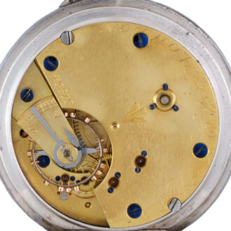 An English lever deck watch in a silver open face case Circa 1912 An English lever deck watch in a silver open face case Circa 1912