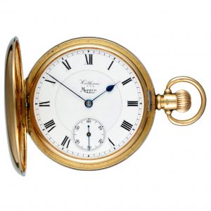 American gold lever pocket watch retailed by Mappin Circa 1912