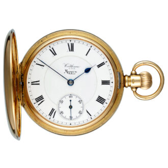 American gold lever pocket watch retailed by Mappin Circa 1912